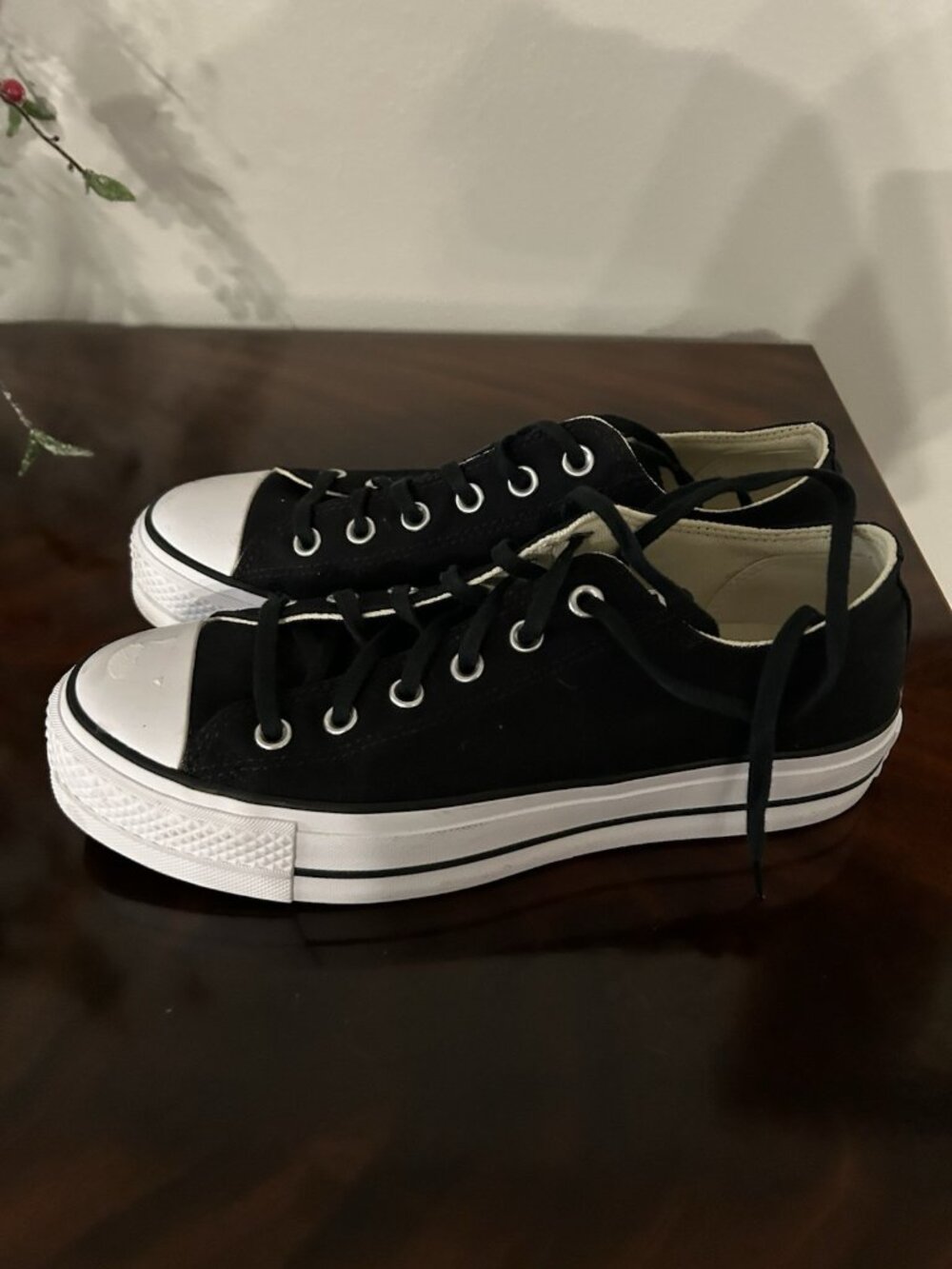 Converse All Star Shoes Black Mens 8 Women’s 10 - Picture 4 of 5